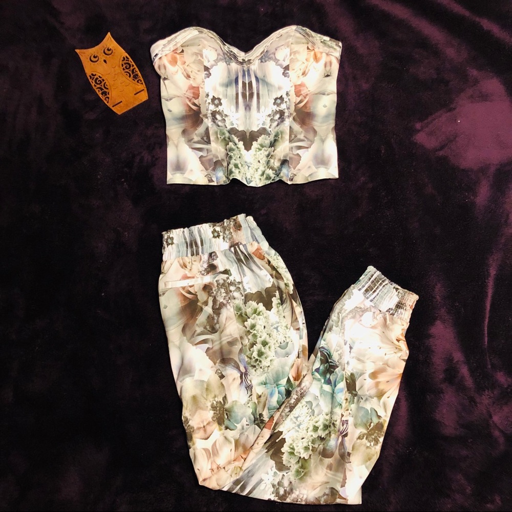 Bebe top and pants set